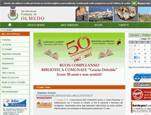Tablet Screenshot of comune.olmedo.ss.it